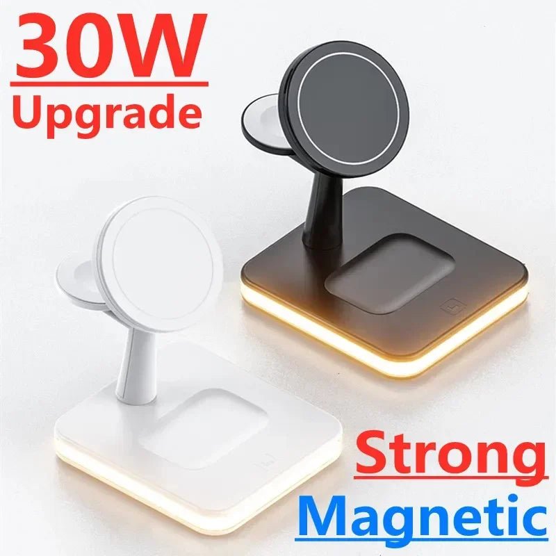 3 in 1 Wireless Magnetic Chargers Stand